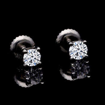 LUXURIANT IGI zertifizierte SI-GH Labor Diamant Ohrringe- 0,50 ct.