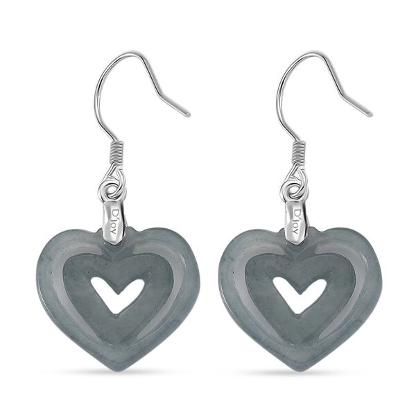 D'Joy Natürlicher Olmek Jadeit Ohrringe 925 Silber rhodiniert ca. 7.00 ct image number 4