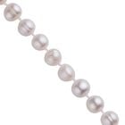 Weiße Süßwasser Perlen Halskette, 60 cm - 246 ct. image number 3