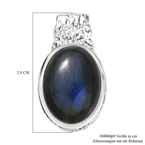 Labradorit Anh&auml;nger, Goldfarben ca. 11.93 ct image number 6