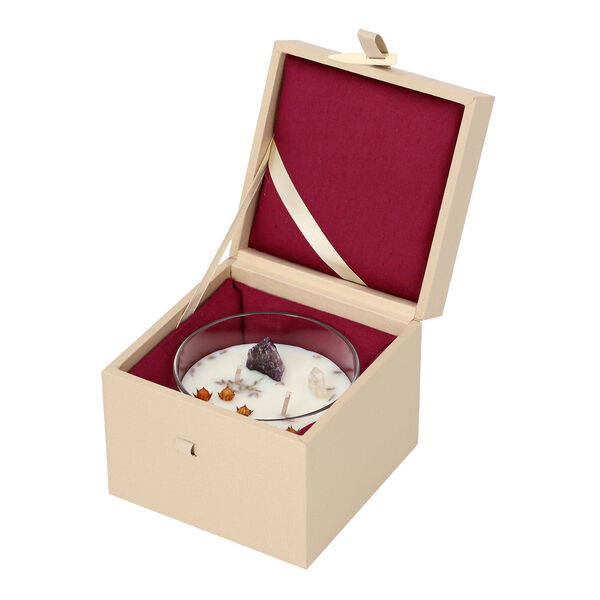 The 5th Season - Duftkerze mit Edelsteinen in Geschenkbox, Sojawachs und Kyanit image number 4