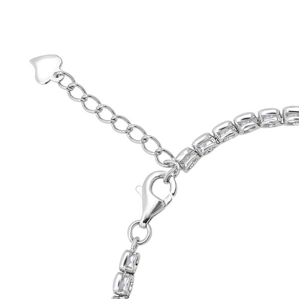 LUSTRO STELLA weißes Zirkonia Armband, 18cm image number 3