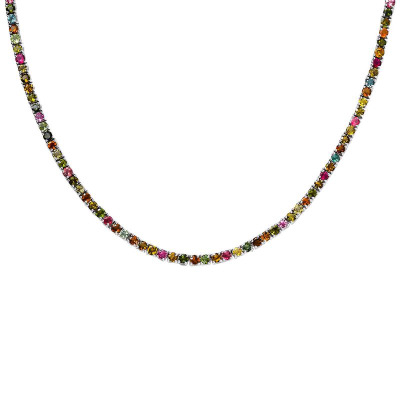 Mehrfach-Turmalin-Halskette 45 cm- 16,70 ct. image number 0
