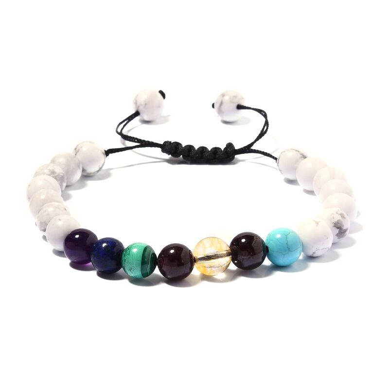 Mehrfarbig Edelsteine Flexibel Armband 26.75 cm ca. 21.15 ct image number 0