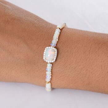 D'Joy AA nat&uuml;rliches, &auml;thiopisches Welo Opal 18cm Armband - 15 ct.