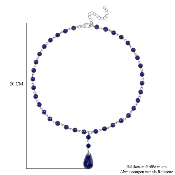 Lapislazuli Halskette ca. 45 cm ca. 110.00 ct image number 4