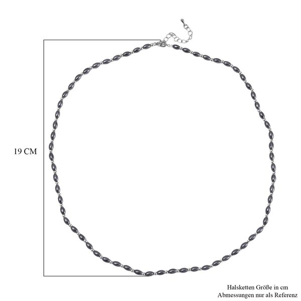 Pfaufarbene Muschelperle Halskette ca. 50cm + 5cm Extender, Standard image number 6