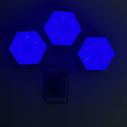 3er Set - Sechseckige Designer LED-Lichter mit Fernbedienung image number 6