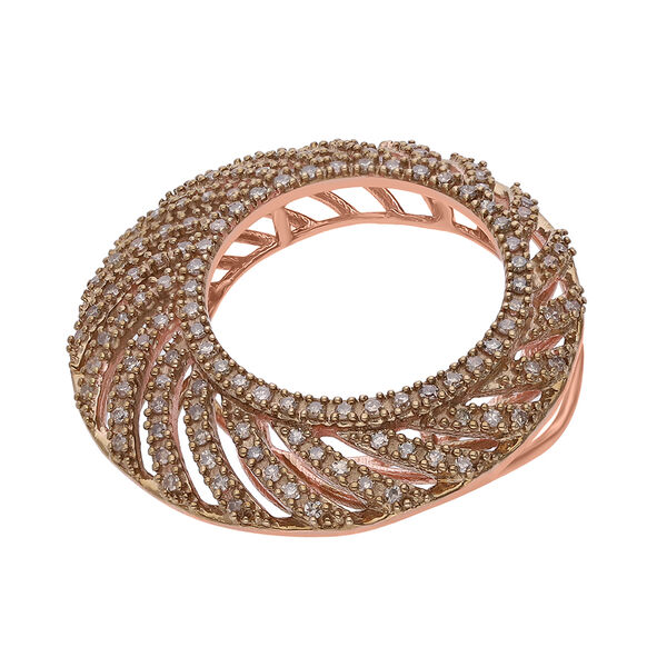 Natürlicher Champagner Diamant-Anhänger - 0,50 ct. image number 0