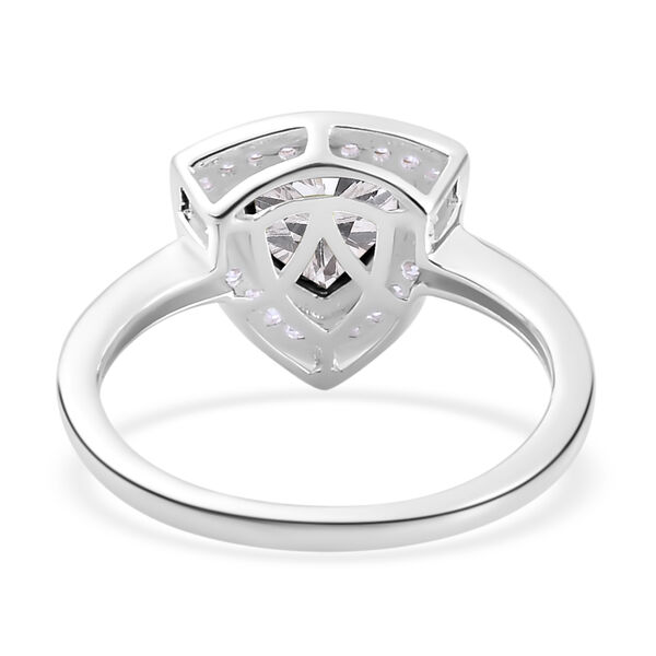 LUSTRO STELLA - wei&szlig;er Zirkonia-Ring, 925 Silber  ca. 1,58 ct image number 4