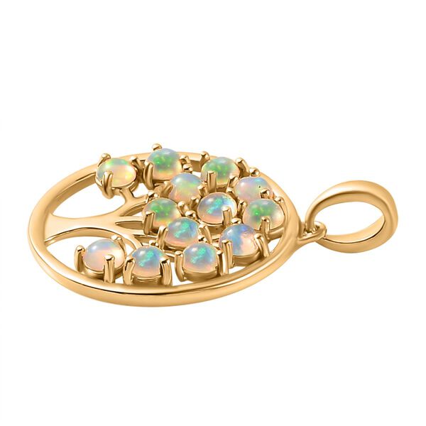 AA natürlicher, äthiopischer Welo Opal-Anhänger - 1 ct. image number 4