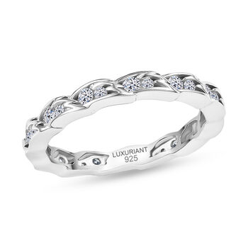 LUXURIANT DIAMOND - Lab Grown Diamant SI-GH Ring 925 Silber rhodiniert (Gr&ouml;&szlig;e 18.00) ca. 0,50 ct