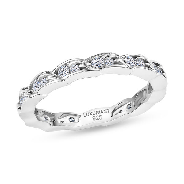 LUXURIANT DIAMOND - Lab Grown Diamant SI-GH Ring 925 Silber rhodiniert (Gr&ouml;&szlig;e 18.00) ca. 0,50 ct image number 3