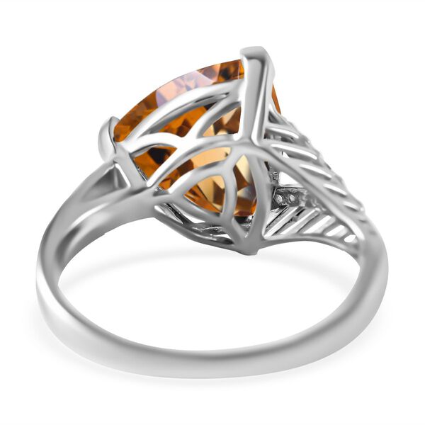 Citrin und Zirkon Ring - 5,82 ct. image number 3