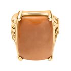 Oregon Karamell Opal Ring Messing (Gr&ouml;&szlig;e 17.00) ca. 17,28 ct