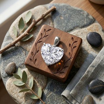 LUXURIANT IGI zertifizierter VS2-F Labor Herz Diamant Anh&auml;nger - 10 ct.