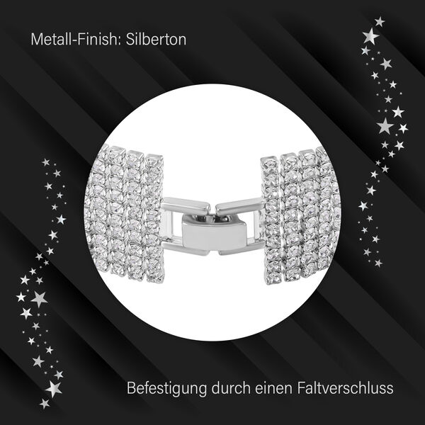 Kristall-Armband in Silberton image number 8