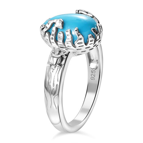 AA Sleeping Beauty Türkis Ring, ca. 2,67 ct. image number 5