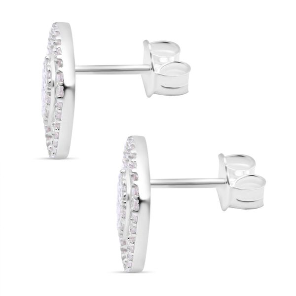 Weißer Zirkonia Schmuckset 925 Silber rhodiniert image number 6