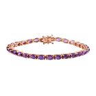 AA Rose De France Amethyst Armband, 19 cm - 16,32 ct. image number 0