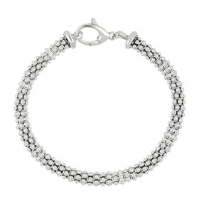 LA BELLA Feinster Italienisches handgefertigtes Coryana-Armband, 925 Silber, ca. 19 cm ca. 9,30g