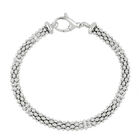 LA BELLA Feinster Italienisches handgefertigtes Coryana-Armband, 925 Silber, ca. 19 cm ca. 9,30g