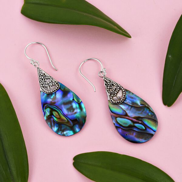 Royal Bali - Abalone Muschel Ohrringe 925 Silber image number 2