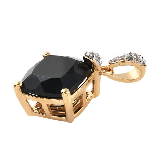 Schwarzer Turmalin und Zirkon-Anhänger - 4,71 ct. image number 4