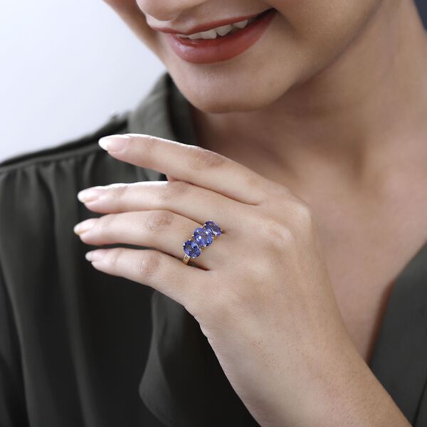 AAA Tansanit Ring - 4,82 ct. image number 3