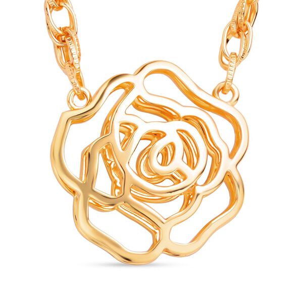 Weiße Kristall-Halskette in Goldton, 50 cm - 1 ct. image number 4