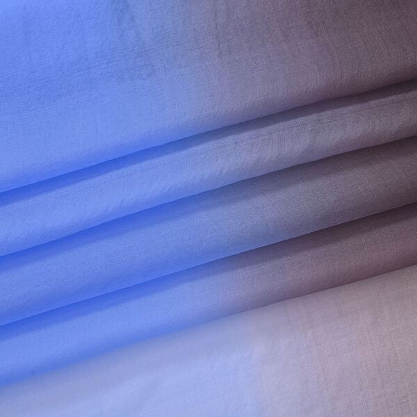 LA MAREY Signature Seidenschal aus 100% Maulbeerseide, 110 x 180 cm, Blau Grau image number 7