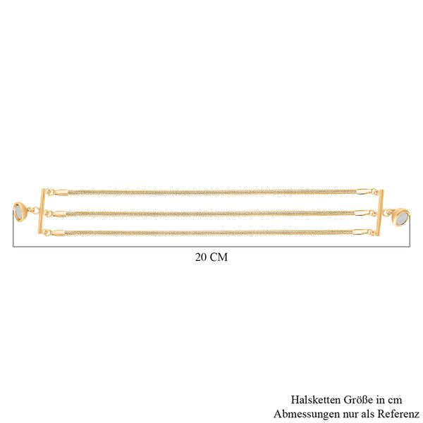 Schlangen-Armband 19cm, Goldton image number 3