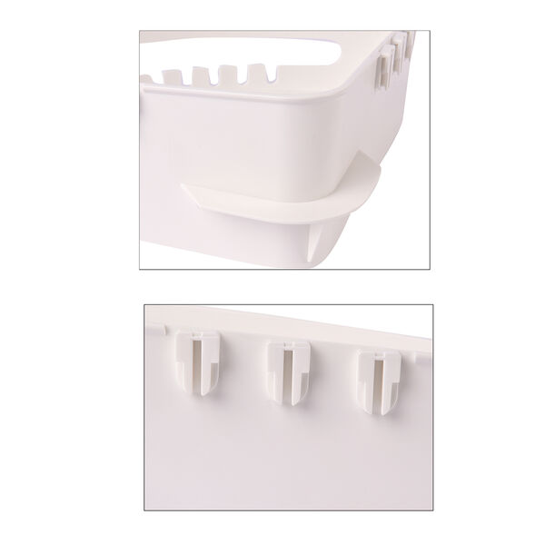 Dreieckiger Eckschrank, Größe 25,5x25,5x10,5 cm, Weiß image number 6