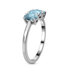 Himmelblauer Topas-Ring, 925 Silber  ca. 1,82 ct image number 3