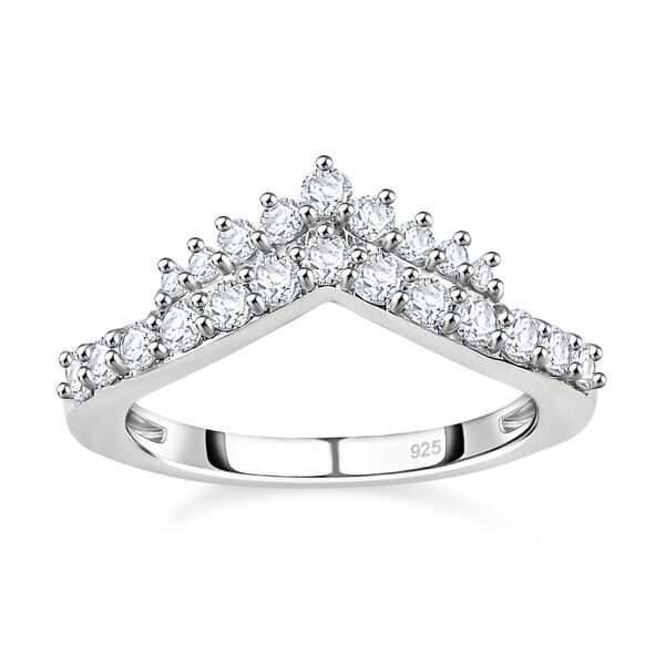 Moissanit Wishbone Ring - 0,57 ct. image number 5