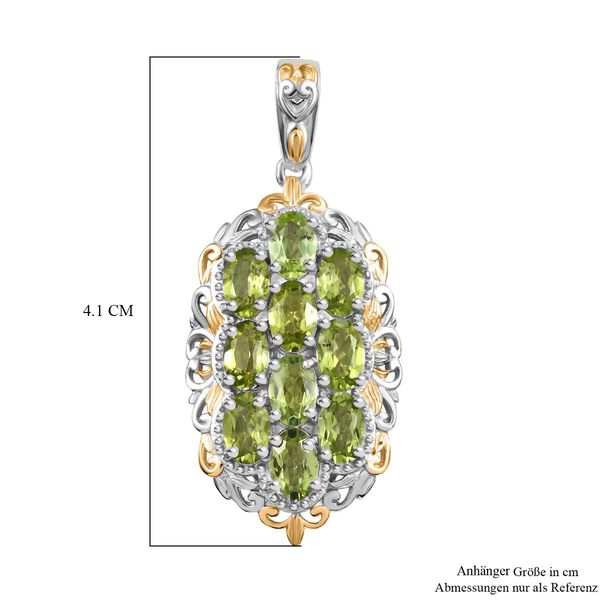 Natürlicher Peridot Anhänger Messing ca. 4.88 ct image number 5