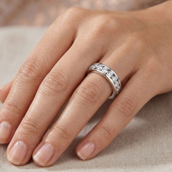 LUXURIANT DIAMOND - Lab Grown Diamant SI-GH Ring 925 Silber Rhodiniert (Gr&ouml;&szlig;e 17.00) (10-15 Werktage Lieferzeit) ca. 2.00 ct image number 2