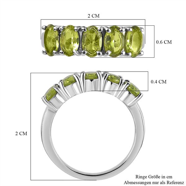 Nat&uuml;rlicher Peridot-Ring,  ca. 2,07 ct image number 7