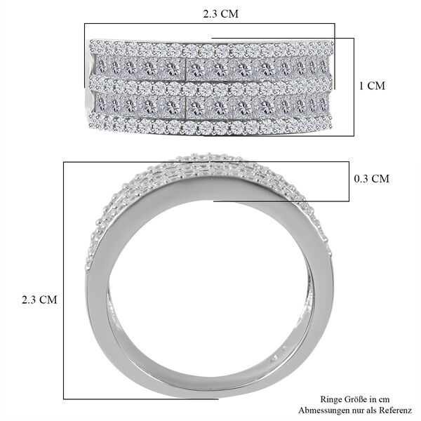 LUSTRO STELLA Zirkonia Ring - 3,27 ct. image number 4