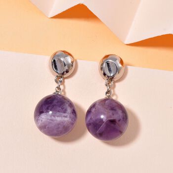 Afrikanische Amethyst-Ohrringe - 56 ct.