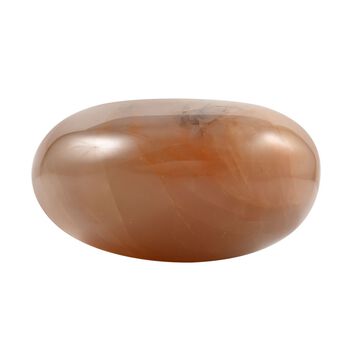 Gem Crystal Kollektion - Pfirsich Mondstein Handschmeichler - S, ca. 500 cts.