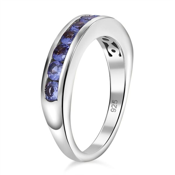 Tansanit Ring, 925 Silber rhodiniert - 0,92 ct. image number 5