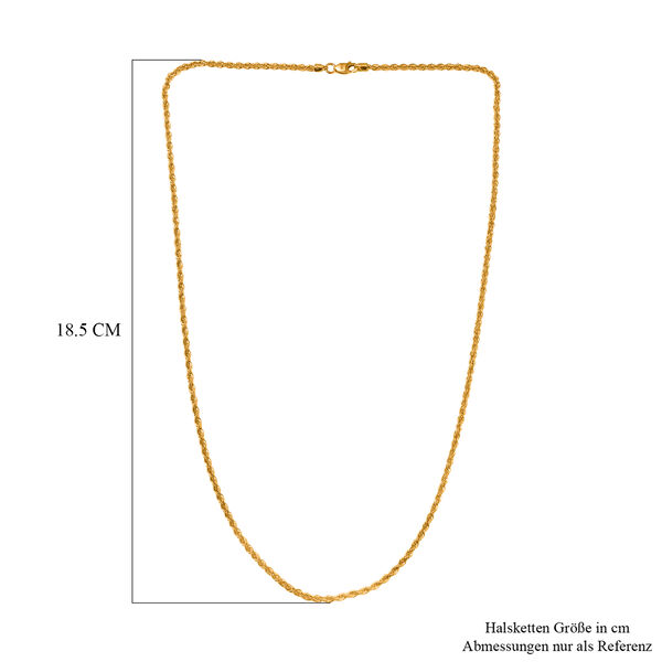 Seilkette in 915 Gelbgold, 50cm image number 7