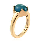 Opalina Solitär-Ring, 925 Silber vergoldet  ca. 2,11 ct image number 4