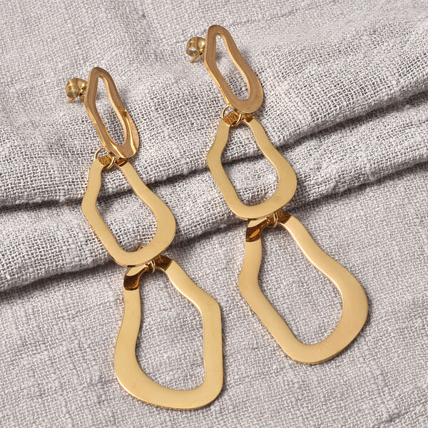 Ohrhänger Gold Farbe  image number 2