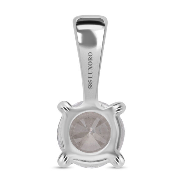 LUXORO IGI zertifizierter SI GH Labor Diamant Anhänger in 	585 Weißgold - 0,50 ct. image number 5