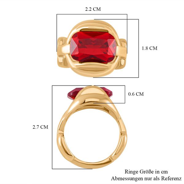 Roter Kristall-Ring image number 5