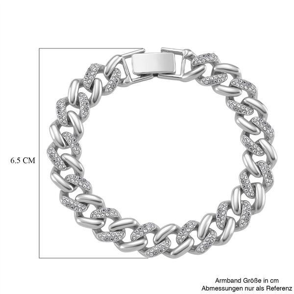 Weißer Kristall Armband ca. 19 cm Standard image number 5