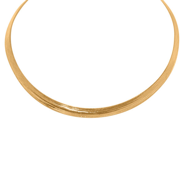 Kette im Netz-Design, 585 Gelbgold, 40,5+5cm