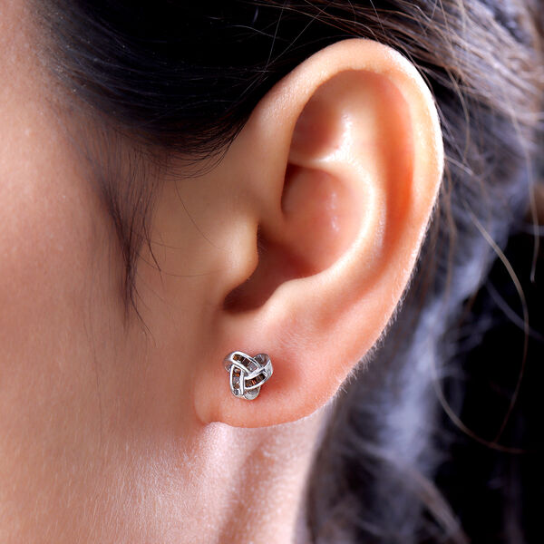 Rote Diamant-Ohrringe - 0,15 ct. image number 3